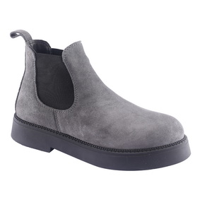 D.MoRo Golnan woman model casual fashion, Chelsea Boots GREY color