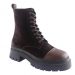 D.MoRo Tatroni woman model casual fashion Ankle Boots BROWN color